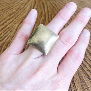 18k gold plated ring by Sheila Fajl